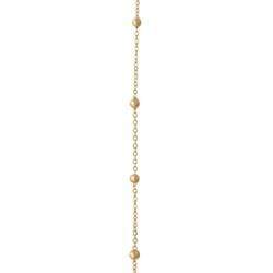 AussieSuperStore Jewellery Making Supplies JF Connections Chain Thin with Small Bead (in 2 colors) JF Chain Thin with Small Bead | Jewellery Making Accessories